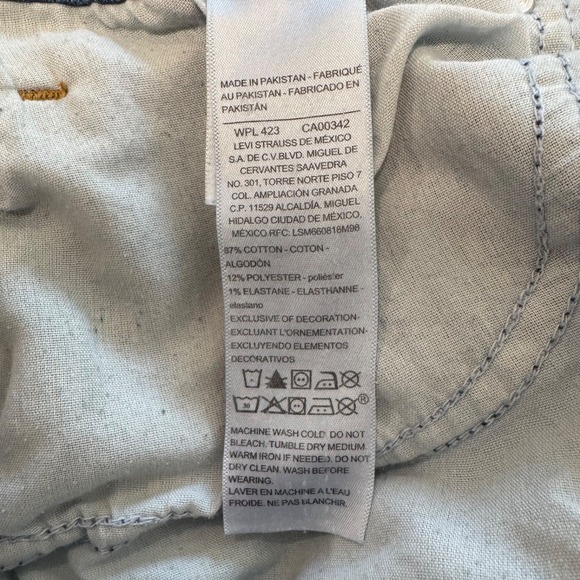 Womens Denim Signature‎ Levi Strauss Heritage High Rise 3" Shorts - Picture 4 of 7